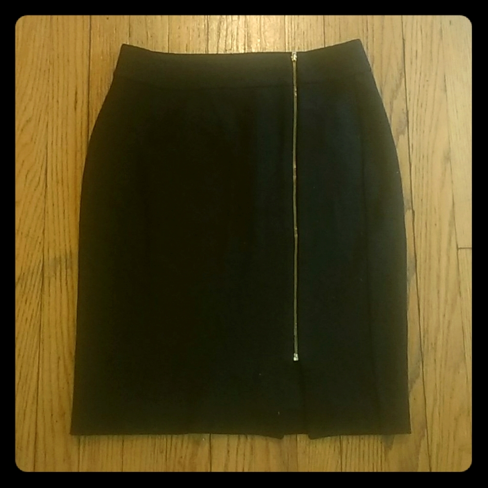 Banana Republic High Waisted Zipper Skirt